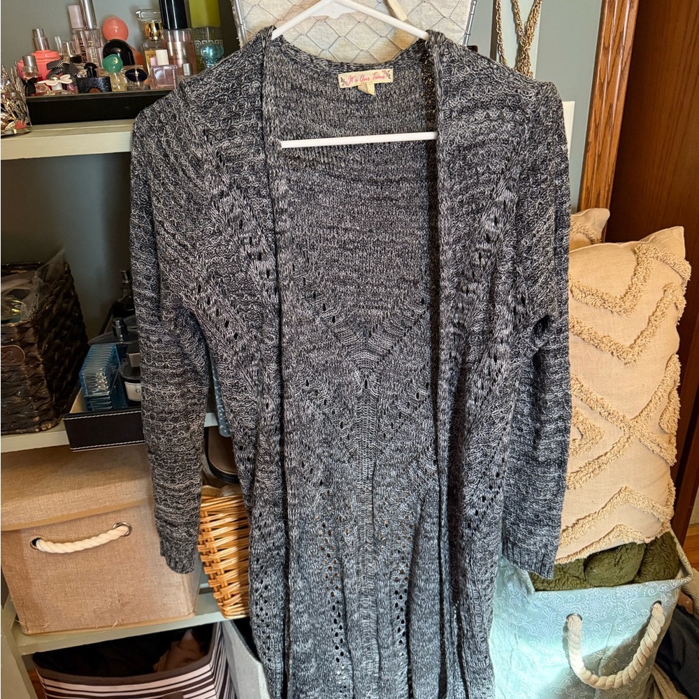 Women's Cardigan duster size medium